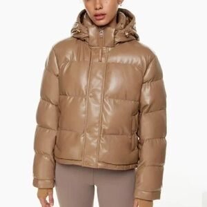Aritzia Vegan Leather Super Puff (Length: Shorty)